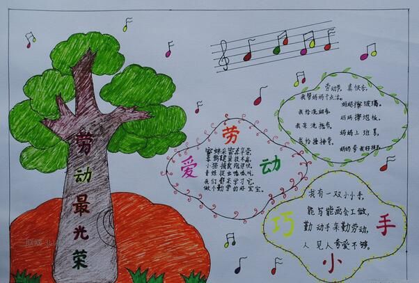 二年级劳动节手抄报