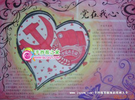 2018年七一建党节手抄报