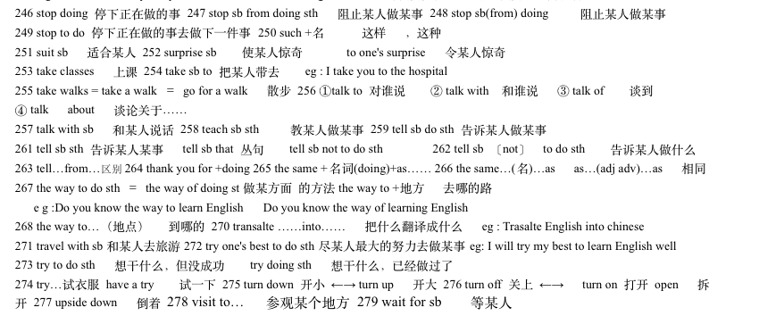 初中英語知識點總結