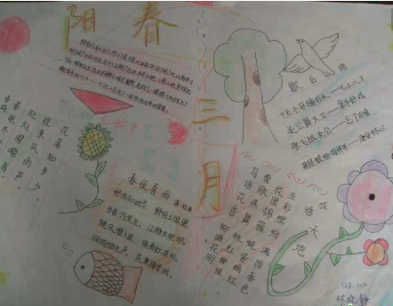 2020年五年级春季开学手抄报
