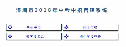 2018深圳中考自主招生報名入口和報名須知