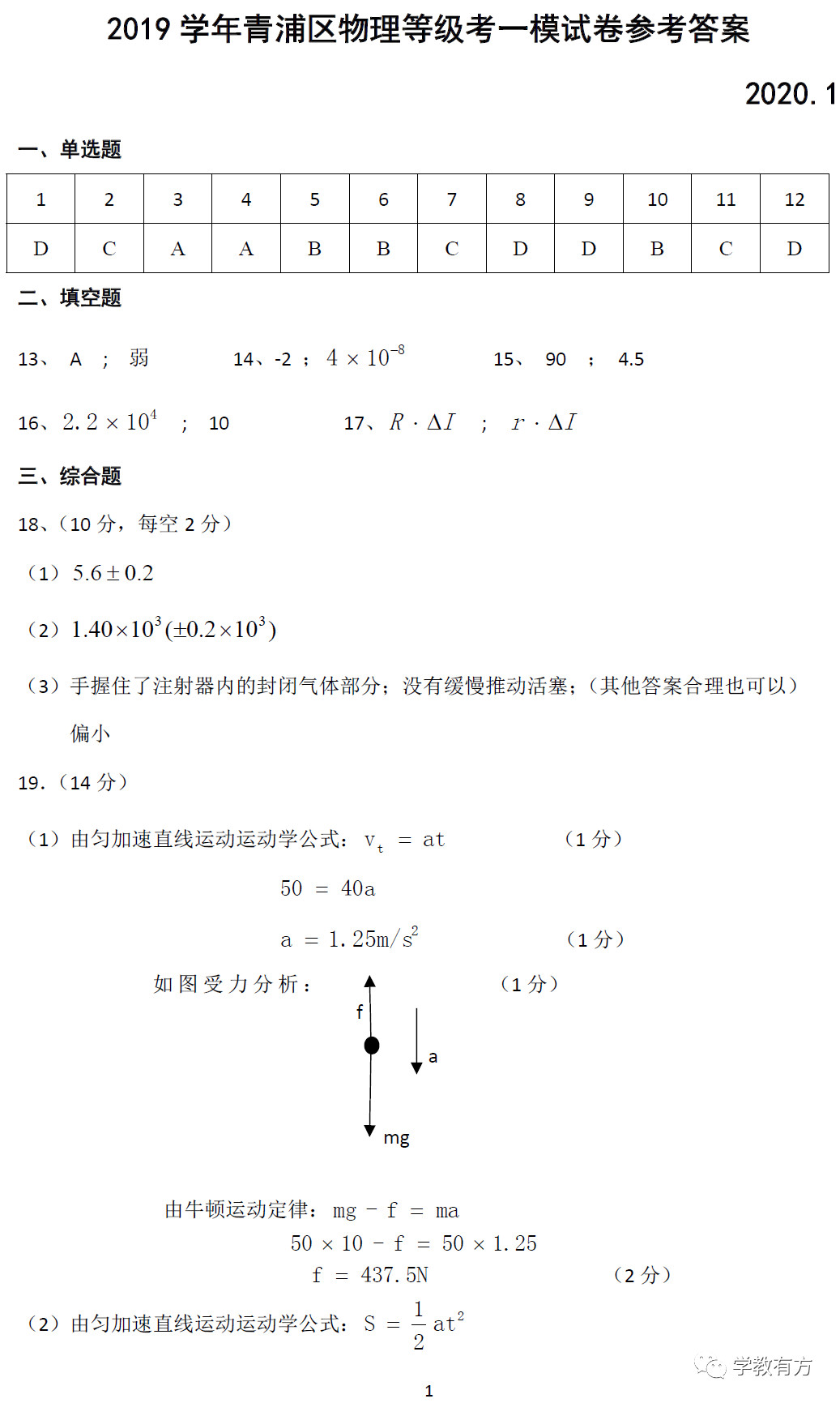 2020���Ϻ�����������һģ�������������ѡ�����