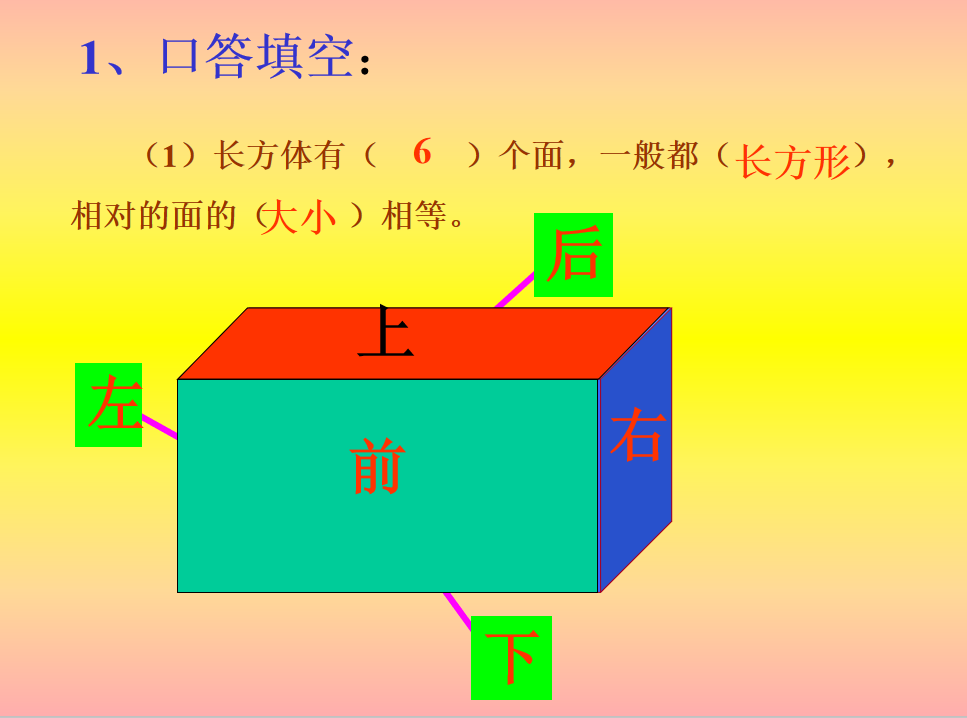 长方体的特点图片