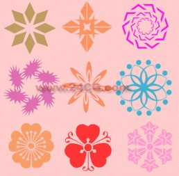 中心对称图形漂亮图片