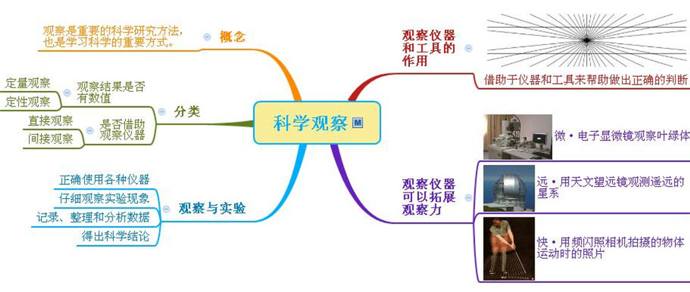 科学七上第13章思维导图