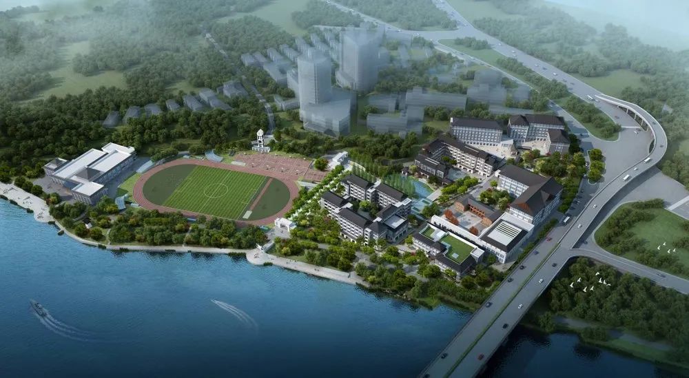 今秋开学投入使用!富阳中学新校园亮相,可容纳学生约2200人